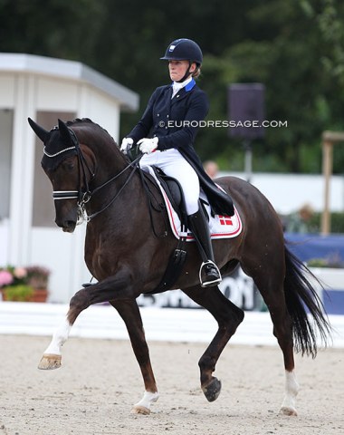 Danish Olympic team rider Nanna Skodborg Merrald on Blue Hors Touch of Olympic L (by Don Olymbrio x Fidermark). A strong pair to watch for the future