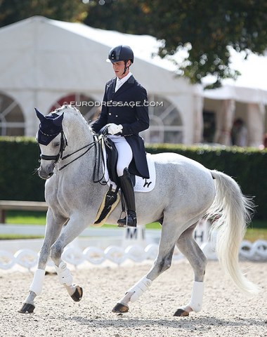 Australian William Matthew on Isabell Werth's former ride Belantis