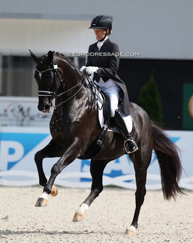 Alice Tarjan on Candescent, straight from winning the 2021 U.S. Grand Prix Championships to her first CDIO Aachen