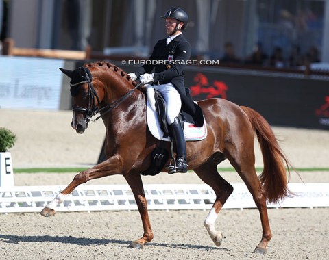 Luxembourg's Nicolas Wagner on Quater Boy Junior