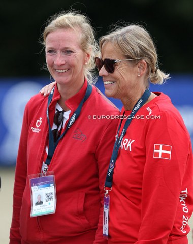 Danish team trainer Nathalie zu Sayn-Wittgenstein and Bohemian's owner Eva Zinglersen