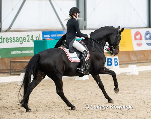 Laura Gotteberg Brandt Jakobsen on Romio Hojris (by Romanov x Don Schufro)