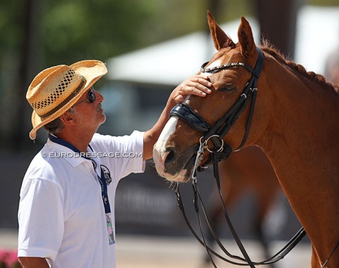 Aubrie Miller's Rosaria gets a well deserved pat