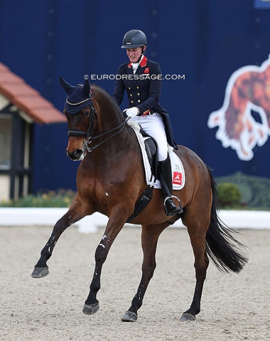 Lara Butler on Ursula Bechtolsheimer's home bred Kristjan (by Polarion x Napoleon Quatre)