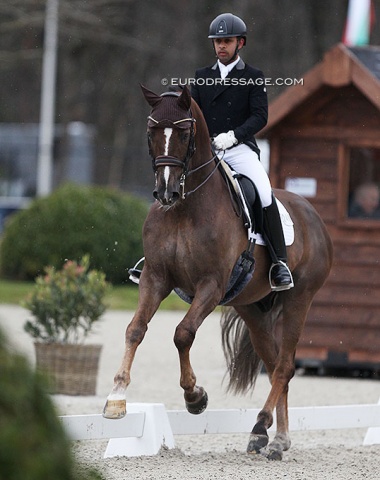 Very pleasing pair to watch: German based Indian Anush Agarwalla on Sir Caramello