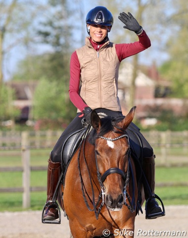 Belgian’s para super star and multiple Paralympics champion Michèle George and her Tokyo championBest of 8.