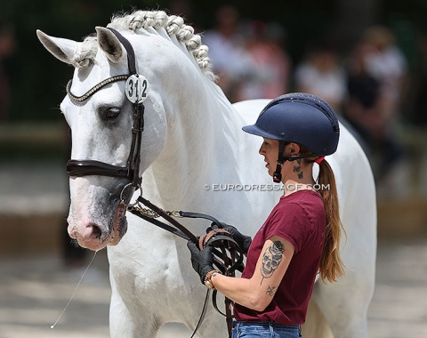 Charlotte Chalvignac with Icaro das Figueiras