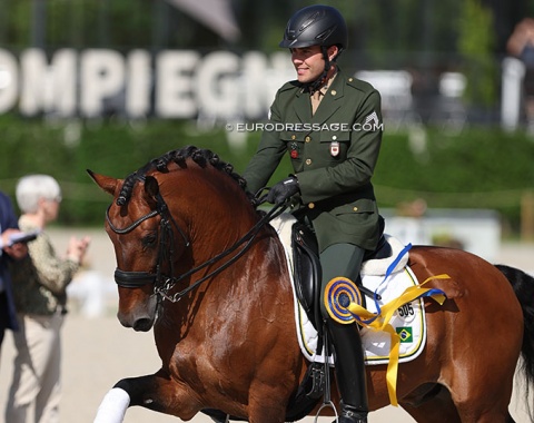 Joao Marcari Oliva on Escorial Horsecampline (by Spartacus x Edo)