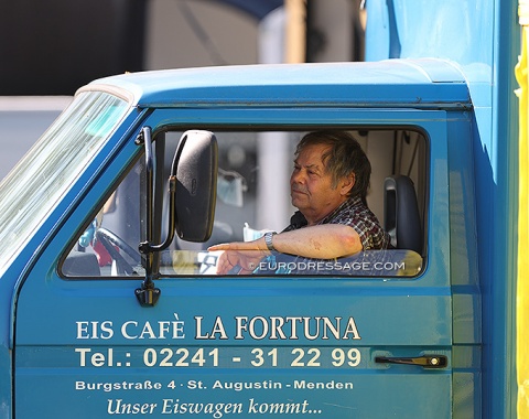 The Italian ice cream sales man in Troisdorf