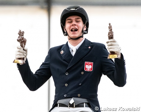 Dionizy Polikowski celebrates