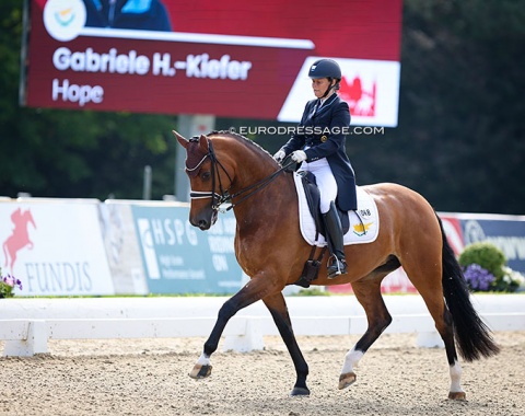 German Gabriele Kiefer rides for Cyprus with Hope
