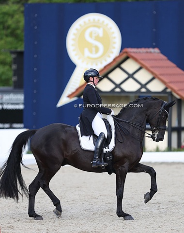 Andrea Timpe was the winner of the Inter A aboard Don Carismo (by Don Crusador x Carismo)