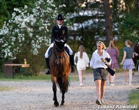 2021 European pony champion Rose Oatley rode only one international with Daddy Moon this year. She kept him home and focused on horse Rock Revolution instead and got selected on the team