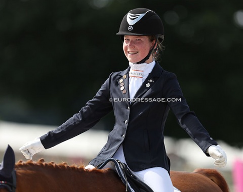 Dutch children rider Manouk Zuiderent