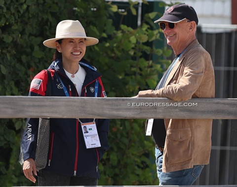 Suppenkasper's owner Akiko Yamazaki chatting to Kontestro's co-owner Jochen Arl