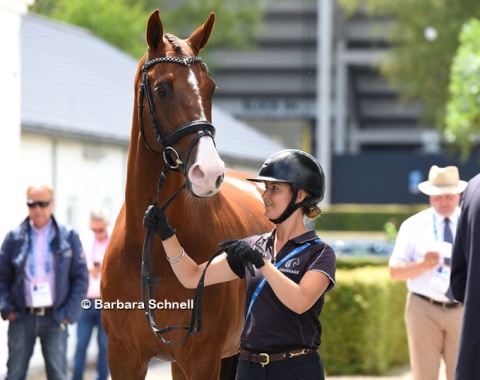 New Zealand's Melissa Galloway with Windermere J'Obei W