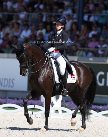 Denmark's Carina Cassoe Kruth on Heiline's Danciera (by Furstenball x De Niro)