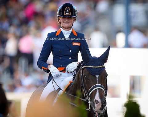 Holland's best in Aachen: Marieke van der Putten on the Danish warmblood Torveslettens Titanium (by Totilas x Stedinger)