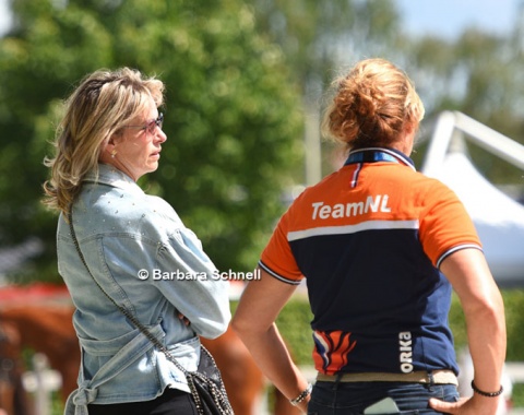 Anky van Grunsven visiting Aachen. She was the Aachen Grand Champion in 2004 with Salinero