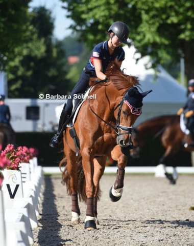 American young rider Miki Yang on Donavan