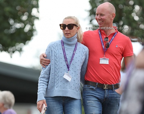 Laura Laustsen's parents Patricia and Bjarke