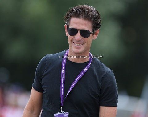 Belgian Grand Prix rider Simon Missiaen coaching Britt van de Weyer