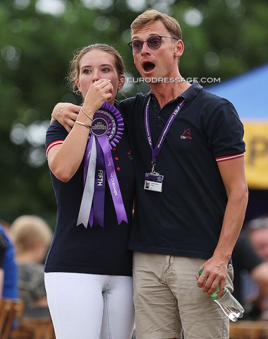 Fiona Spranz and Florian E. Zimmermann seeing India Durman-Mills' Escade spook and rear