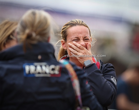 Anne-Sophie Serre can't believe the result