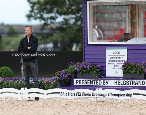 Andreas Helgstrand, Olympian, horse dealer and one of the key sponsors of the 2022 World Championships Dressage. He is also Danish team reserve and coach of team rider Carina Cassoe Kruth