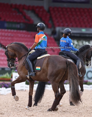 History for India: two riders competing at the World Championships: Anush Agarwalla and Shruti Vora