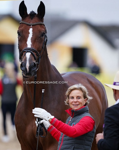 Charlotte "Tiggy" Lenherr with Sir Stanley W