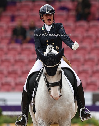 Lyndal Oatley thrilled with her score on Eros