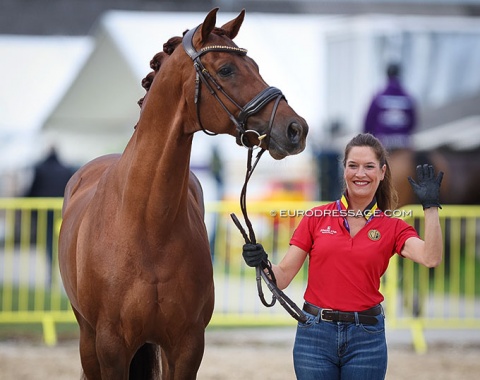 Larissa Pauluis with First Step Valentin