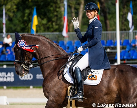 Estonian Olympian Dina Ellermann and Donna Anna missed out on the 2022 World Championships in Herning due to a minor injury but are now back in action