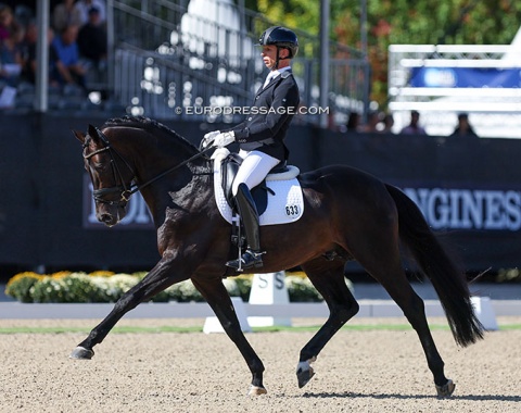 Ninth place: Bart Veeze on Denton RMD (by Dream Boy x Don Schufro). This British Hanoverian stallion is bred by Rosie Moreton-Deakin and owned by Dutch Jan van den Heuvel. 