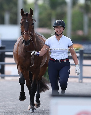 Australian Hope Beerling with UNO Elando