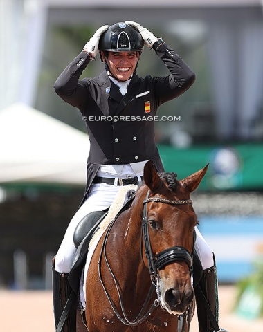 Pablo Gomez Molina can't believe he won the class