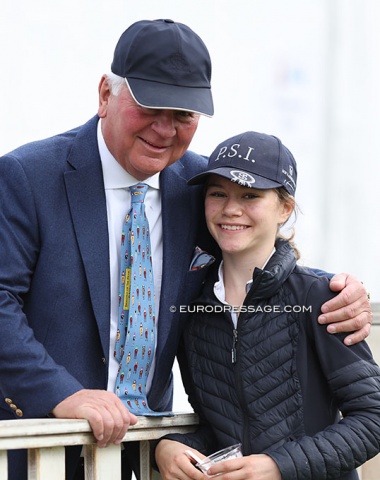 Show host Ullrich Kasselmann with granddaughter Emma