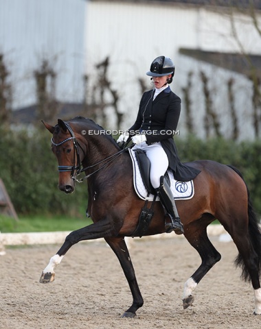 Laura Luyten on J2L Impressive Star (by Charmeur x San Remo)