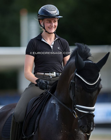 Australian Alicia Ryan is all smiles