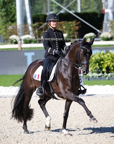 Pauline Basquin on the beautifully ridden Sertorius de Rima Z