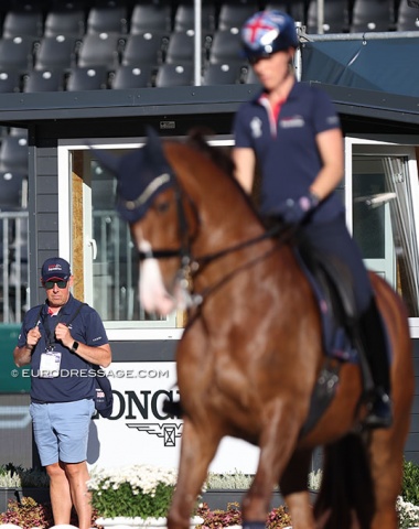 Ian Cast, Charlotte Dujardin's long-time wingman