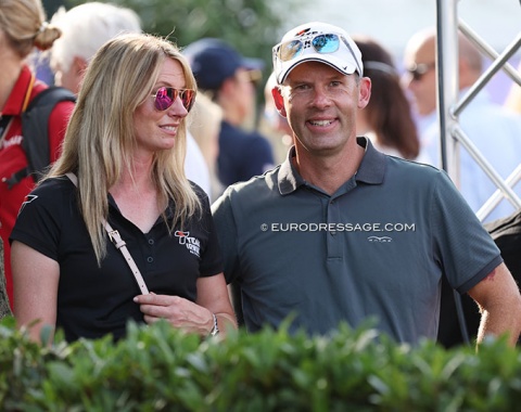 Canadian Grand Prix riders Tina and Jaimey Irwin in Riesenbeck