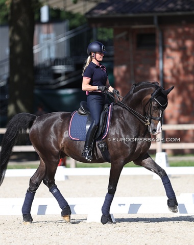 Victoria Max-Theurer has chosen Abegglen instead of Topas as her championship ride