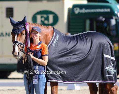 How many times did Sanne Voets’ Demantur listen to the national anthem of The Netherlands in his life?