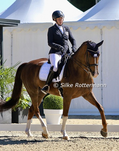 Finnish Jonna Aaltonen rode Laxton for U, a Swedish bred son of Rose Mathisen’s former team horse Bocelli.