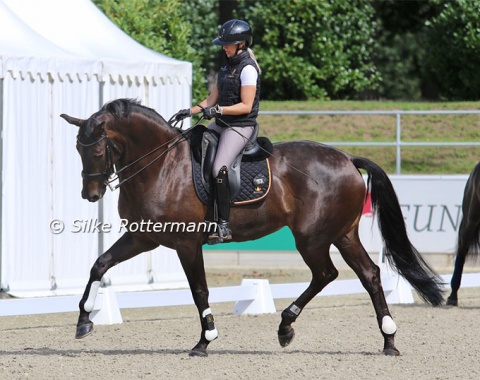 Belgian Manon Claes’ impressive KWPN mare Katharina Sollenburg (by Electron Sollenburg x Jazz)