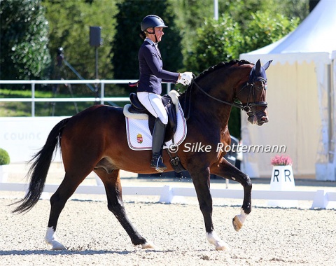 A good performance by Hungarian Ildikó Fonyódi on Jazmin Yom Tov’s stallion Bojengels put them in the top ten (9th).