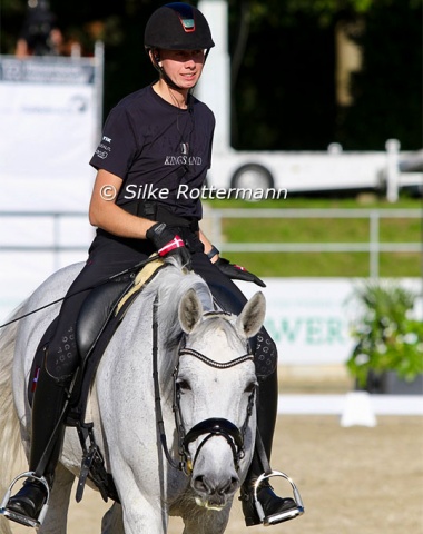 Denmark’s Grade 3 Paralympic champion Tobias Thorning Jörgensen and the gorgeous Jolene Hill.