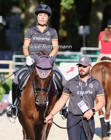 Spain’s Maria Del Carmen Lopez Garcia and Bribon de Ysmas (by Vitalis-Brasil VIII). 